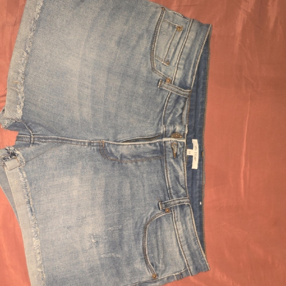 STS Blue Denim Shorts Women's 33 Blue Stretch Denim